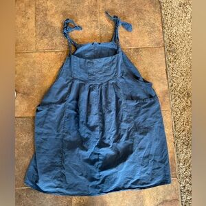 BloomChic Blue Overall Dress